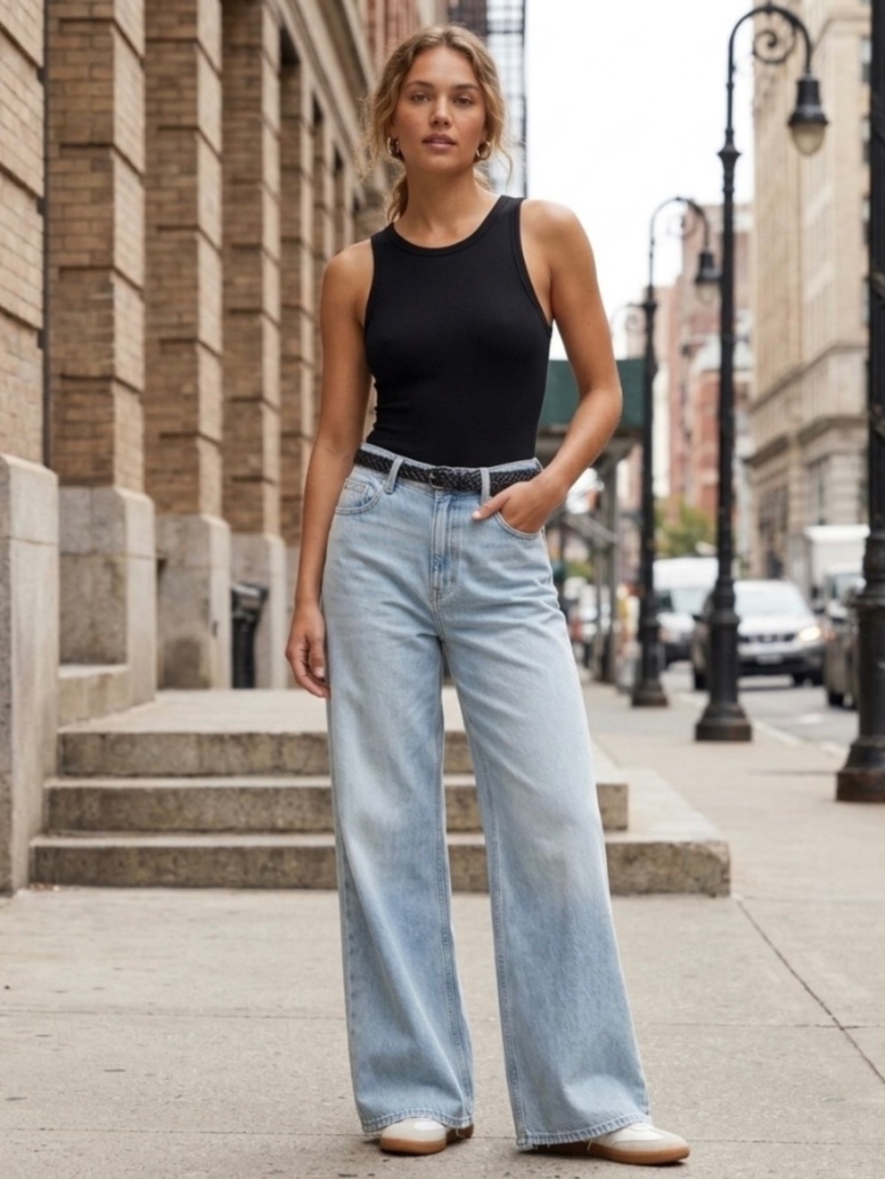 Aeropostale High Rise 14R Super Wide Leg Jeans 90’s Baggy Y2K Aesthetic Skater